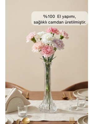 Glamis Selen Concept Linea Damla Model El Yapımı Cam Karanfillik