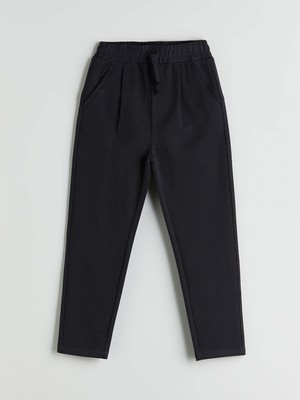 LC Waikiki Erkek Çocuk Pantolon Beli Lastikli Antrasit Günlük Kullanım İçin Düz Paça