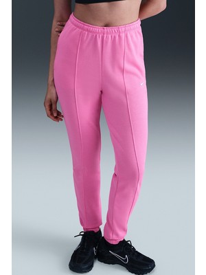 Nike Sportswear Chill Terry High Rise Jogger Kadın Yüksek Bel Slim Fit Eşofman Altı Pembe