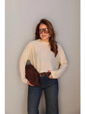 Purple By Banu Bej Transparan Bluz