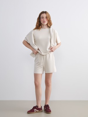 Lc Waikiki Yeni Sezon Beli Lastikli Kadın Şort