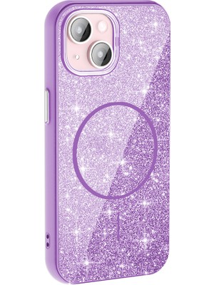 Gaappy Eksa Apple iPhone 15 Plus Derin Mor Kılıf