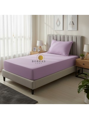 Boreas Home Cozy Ranforce Tek Kişilik Lastikli Çarşaf ve Yastık Kılıfı SETI(100X200)