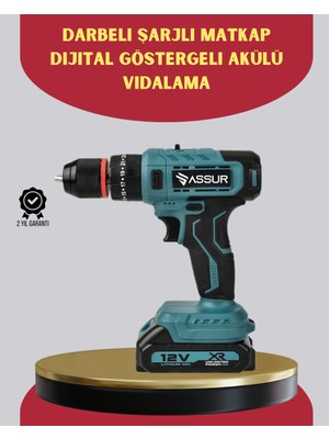 Adat 18 Parça Dijital Matkap Seti Çift Bataryalı