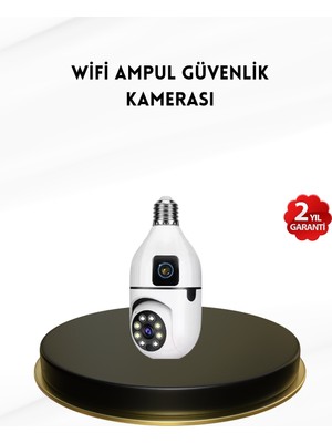 İlk El Grup Ieg™ 1080P Wifi Ampul Kamera Uzaktan Erişimli Hareket Sensörlü Gece Görüşlü