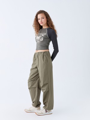 Lc Waikiki Yeni Sezon Beli Lastikli Rahat Kalıp Kadın Kargo Pantolon