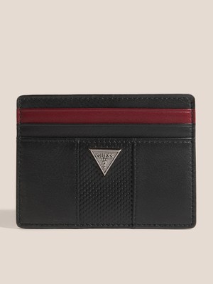 Guess Torino Erkek Siyah Kartlık SMTOCSLEA25-BLA