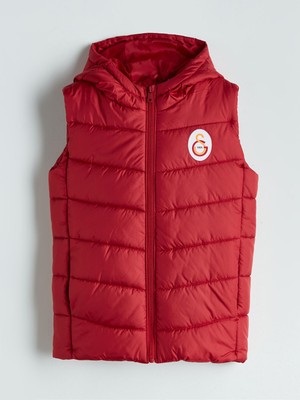 Lc Waikiki Yeni Sezon Kapüşonlu Galatasaray Baskılı Erkek Çocuk Şişme Yelek