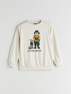 Lc Waikiki Yeni Sezon Bisiklet Yaka Erkek Çocuk Sweatshirt