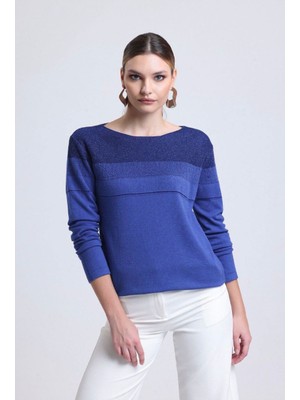 Triko Parlement Mavisi Bluz