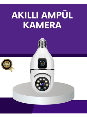 İlk El Grup Ieg™ 1080P Wifi Ampul Güvenlik Kamerası – Gece Görüş & Uzaktan Erişim
