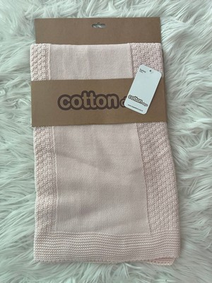 Nipperland-Mini Clouds Kıds-Burgu Desenli Akrilik Kız Bebek Battaniye