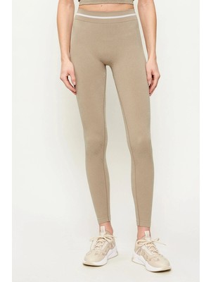 Guess Pepi 4g Dikişsiz Kadın Bej Eşofman Altı V6RB05Z4692-FNL8