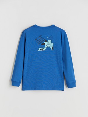 Lc Waikiki Yeni Sezon Bisiklet Yaka Baskılı Erkek Çocuk Tişört