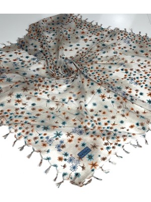 Eripek Sökme Boncuklu Pamuk Tülbent 06113-24