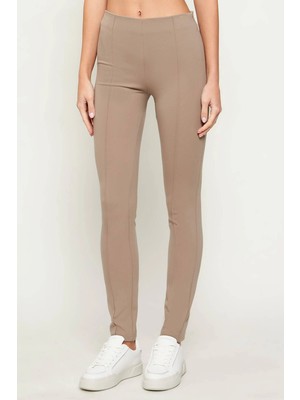 Guess Annie Dar Kesim Kadın Bej Eşofman Altı V6RB08KD822-G1O3