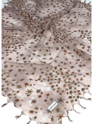 Eripek Sökme Boncuklu Pamuk Tülbent 06113-27