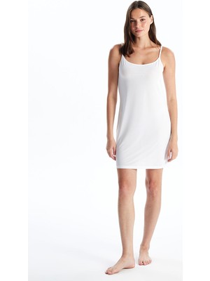 Lc Waikiki Yeni Sezon Kadın U Yaka Askılı Düz Jüpon