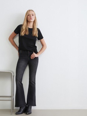 Lc Waikiki Yeni Sezon Flare Kadın Jean Pantolon