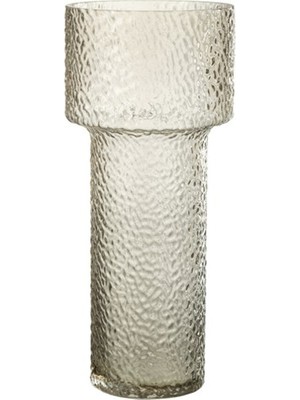 Laromita Decoration Betty Şeffaf Cam Vazo / 45 cm