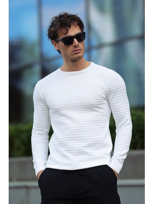 Aziso Erkek Bisiklet Yaka Triko Kazak