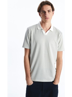 Lc Waikiki Yeni Sezon Polo Yaka Çizgili Erkek Tişört