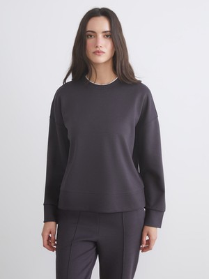 Lc Waikiki Yeni Sezon Bisiklet Yaka Kadın Sweatshirt