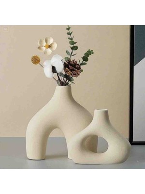 Lui Tasarım Iskandinav Tarzı 2 ' Li Zen Set Vazo