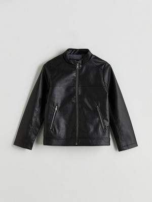 Lc Waikiki Yeni Sezon Deri Görünümlü Erkek Çocuk Mont