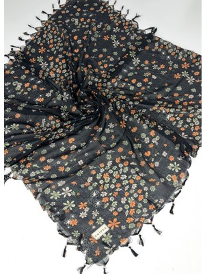 Eripek Sökme Boncuklu Pamuk Tülbent 06113-04