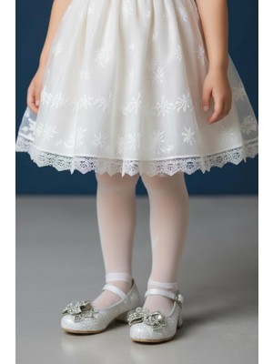 Tuğba Ortopedi 709 Kız Çocuk Pullu Topuklu Abiye Ayakkabı