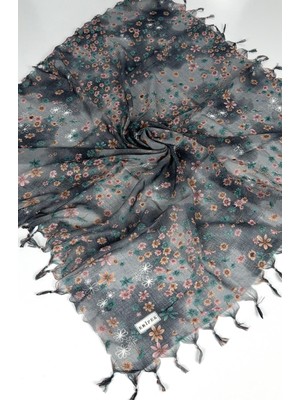 Eripek Sökme Boncuklu Pamuk Tülbent 06113-09