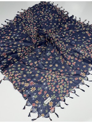 Eripek Sökme Boncuklu Pamuk Tülbent 06113-14