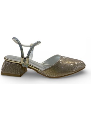 Tuğba Ortopedi 89 Kız Çocuk Topuklu Abiye Ayakkabı