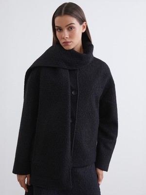 Lc Waikiki Yeni Sezon Şal Yaka Kadın Kaban