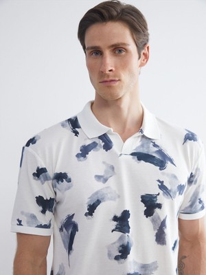 Lc Waikiki Yeni Sezon Polo Yaka Desenli Pike Erkek Tişört