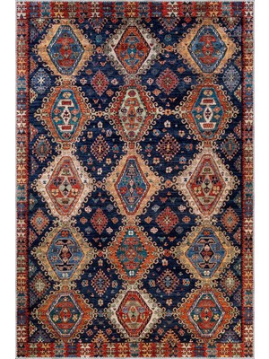 Arun Çerçeveli Multi Polyester ve Pamuklu Kaydırmaz Tabanlı Yıkanabilir Dijital Baskı Halısı