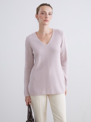 Lc Waikiki Yeni Sezon V Yaka Kadın Triko Kazak