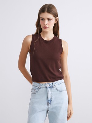 Lc Waikiki Yeni Sezon Bisiklet Yaka Oversize Kadın Triko Süveter