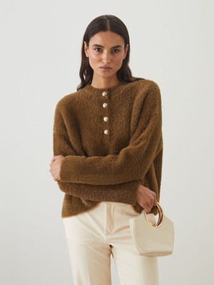 Lc Waikiki Yeni Sezon Bisiklet Yaka Kadın Triko Kazak