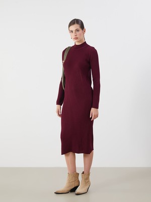 Lc Waikiki Yeni Sezon Yarım Balıkçı Yaka Triko Elbise