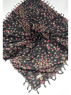 Eripek Sökme Boncuklu Pamuk Tülbent 06113-05