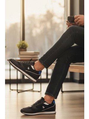 Enoch Erkek Tabanlı Retro Spor Ayakkabı Detaylı Günlük Sneaker