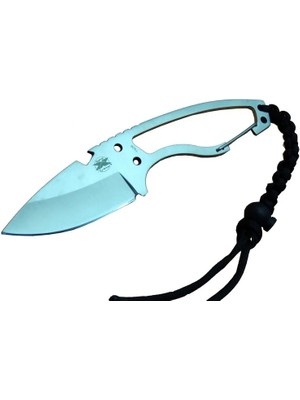 Gear Heat Hiker TX06WY Kamp Bıçağı 20 cm - Kancalı Metal Sap, Açacaklı, Ipli