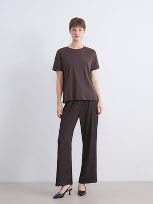 Lc Waikiki Yeni Sezon Beli Lastikli Dokulu Kadın Pantolon