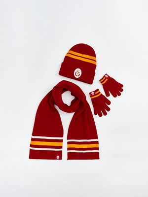 Lc Waikiki Yeni Sezon Galatasaray Nakışlı Erkek Çocuk Atkı Bere Eldiven Seti