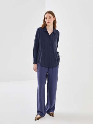 Lc Waikiki Yeni Sezon Kadın Beli Lastikli Düz Pantolon