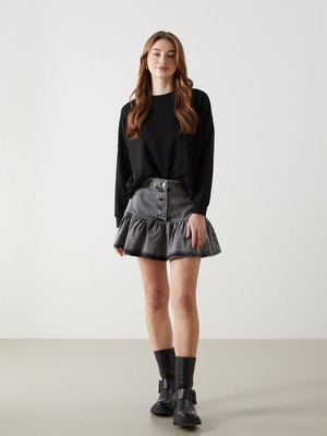 Lc Waikiki Yeni Sezon Standart Fit Kadın Jean Etek