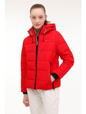 Lumberjack Wl Apreskı 2SN31 5pr Kırmızı Kadın Kısa Kaban