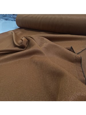 Ran Perde Düz Dökümlü Fon Perde -Pilesiz - Tek Kanat - Koyu Hardal - HR500